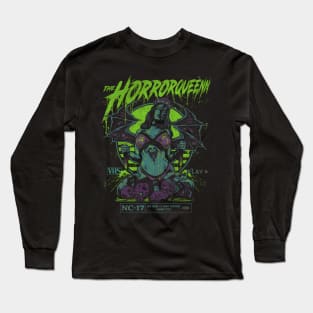 HORRORQUEENN (green teal purple) Long Sleeve T-Shirt